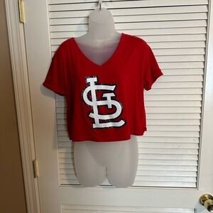 Pink! Cropped STL top - Medium